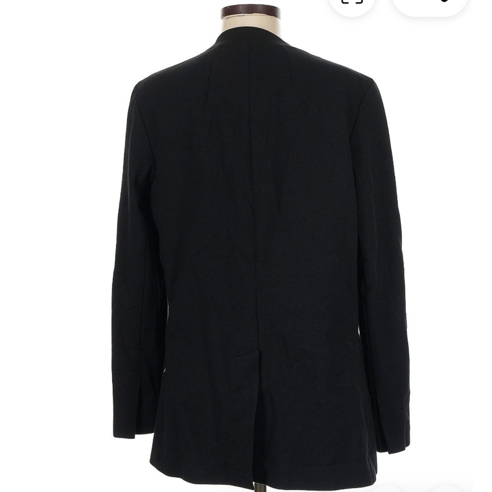 SPANx Black Blazer Jacket Business Casual Career Office Work Minimalist - Picture 6 of 11